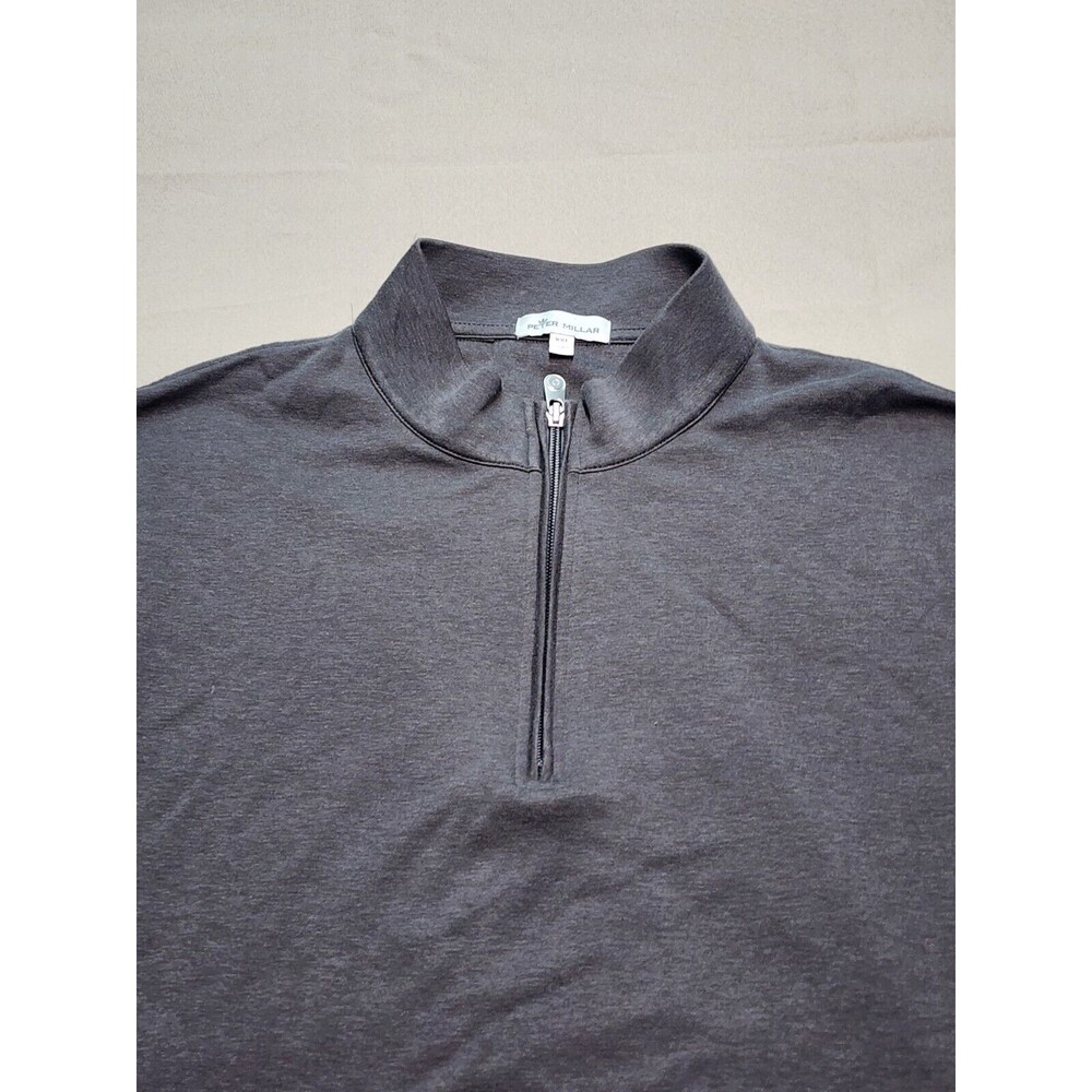 PETER MILLAR Men's 1/4 Zip Pullover Gray Size XXL - Picture 3 of 10